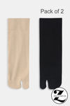 Zivame Calf Length Socks (Pack of 2) - Multicolor — thumbnail 1